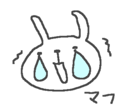 Mafu cute rabbit stickers! sticker #13400709