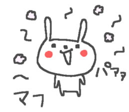 Mafu cute rabbit stickers! sticker #13400724