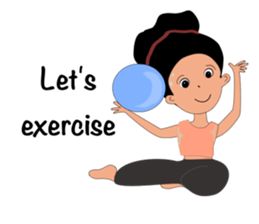 Jan-U happy girl sticker #13400735