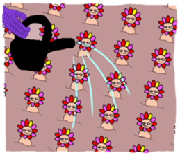 Floral man sticker #13401022