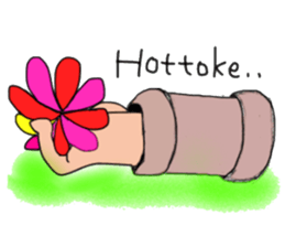 Floral man sticker #13401025