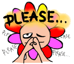 Floral man sticker #13401042