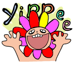 Floral man sticker #13401044