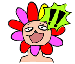 Floral man sticker #13401045