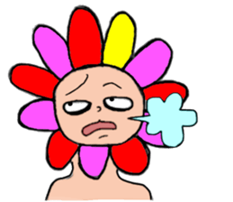 Floral man sticker #13401047