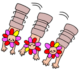 Floral man sticker #13401052