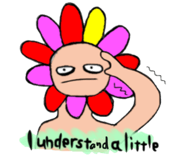 Floral man sticker #13401055