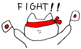 The cat I picked up just now sticker #13401842