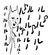 My name is, cute rabbit, Colin. sticker #13402474