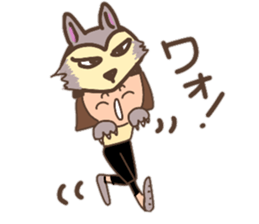 By an usual face sticker #13402706