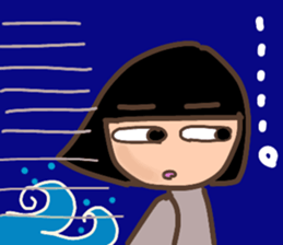 By an usual face sticker #13402709