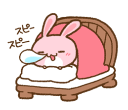 love rabbit very cute sticker #13402832