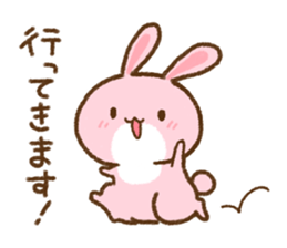 love rabbit very cute sticker #13402834