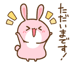love rabbit very cute sticker #13402835