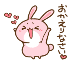 love rabbit very cute sticker #13402837