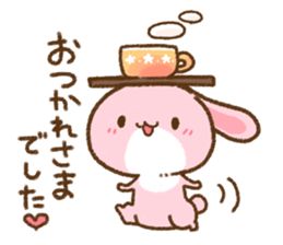love rabbit very cute sticker #13402838