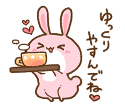 love rabbit very cute sticker #13402839