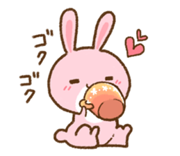 love rabbit very cute sticker #13402840