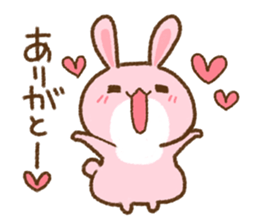 love rabbit very cute sticker #13402842