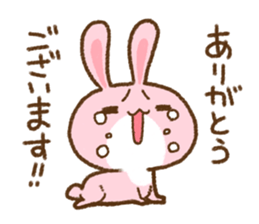 love rabbit very cute sticker #13402843