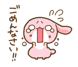 love rabbit very cute sticker #13402845