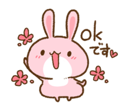 love rabbit very cute sticker #13402846