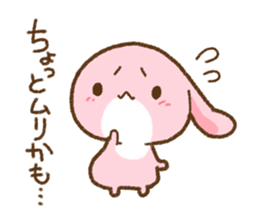 love rabbit very cute sticker #13402847