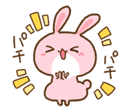 love rabbit very cute sticker #13402848