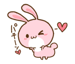 love rabbit very cute sticker #13402849