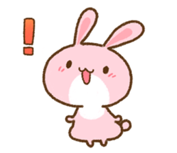 love rabbit very cute sticker #13402850