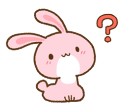 love rabbit very cute sticker #13402851