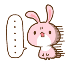 love rabbit very cute sticker #13402853