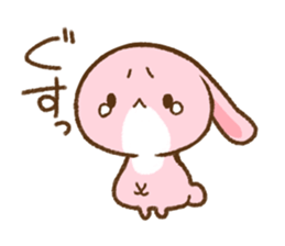 love rabbit very cute sticker #13402854