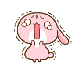 love rabbit very cute sticker #13402855