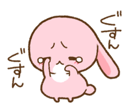 love rabbit very cute sticker #13402857