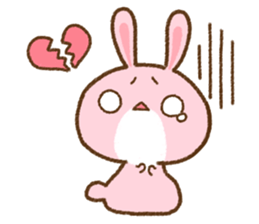 love rabbit very cute sticker #13402858