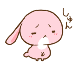 love rabbit very cute sticker #13402859