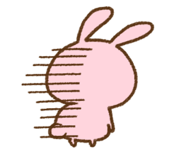 love rabbit very cute sticker #13402860