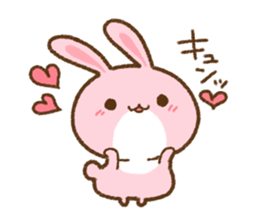 love rabbit very cute sticker #13402863