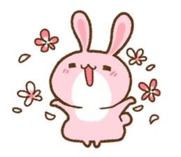 love rabbit very cute sticker #13402864