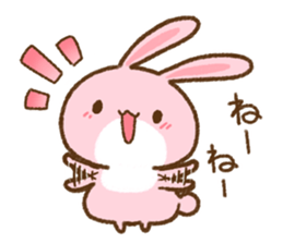 love rabbit very cute sticker #13402866