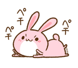 love rabbit very cute sticker #13402867