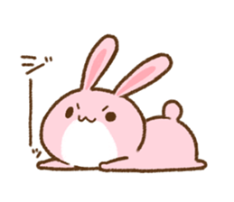 love rabbit very cute sticker #13402868