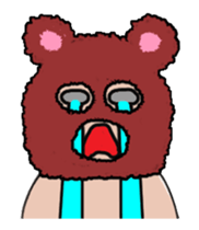 Move !! face only costume sticker. sticker #13402872