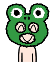 Move !! face only costume sticker. sticker #13402874