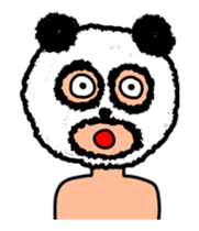 Move !! face only costume sticker. sticker #13402879