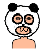 Move !! face only costume sticker. sticker #13402880