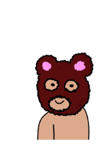 Move !! face only costume sticker. sticker #13402882