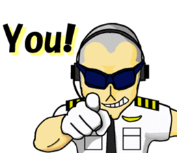Funny Jet Pilot 2 sticker #13403799