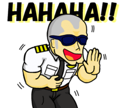Funny Jet Pilot 2 sticker #13403809